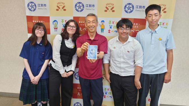 with the mayor