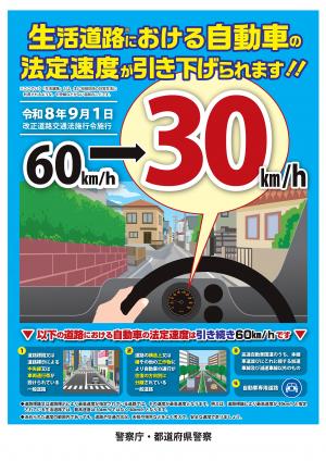 生活道路法定引き下げ