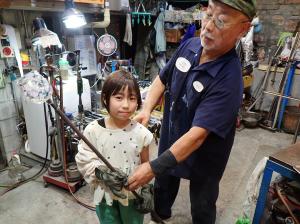 ガラスのコップ製作体験会が開催されました4