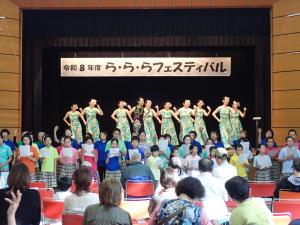 野幌公民館で「ら・ら・らフェスティバル」①