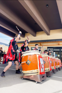 ココルクえべつでこども盆踊りが開催 ①和太鼓